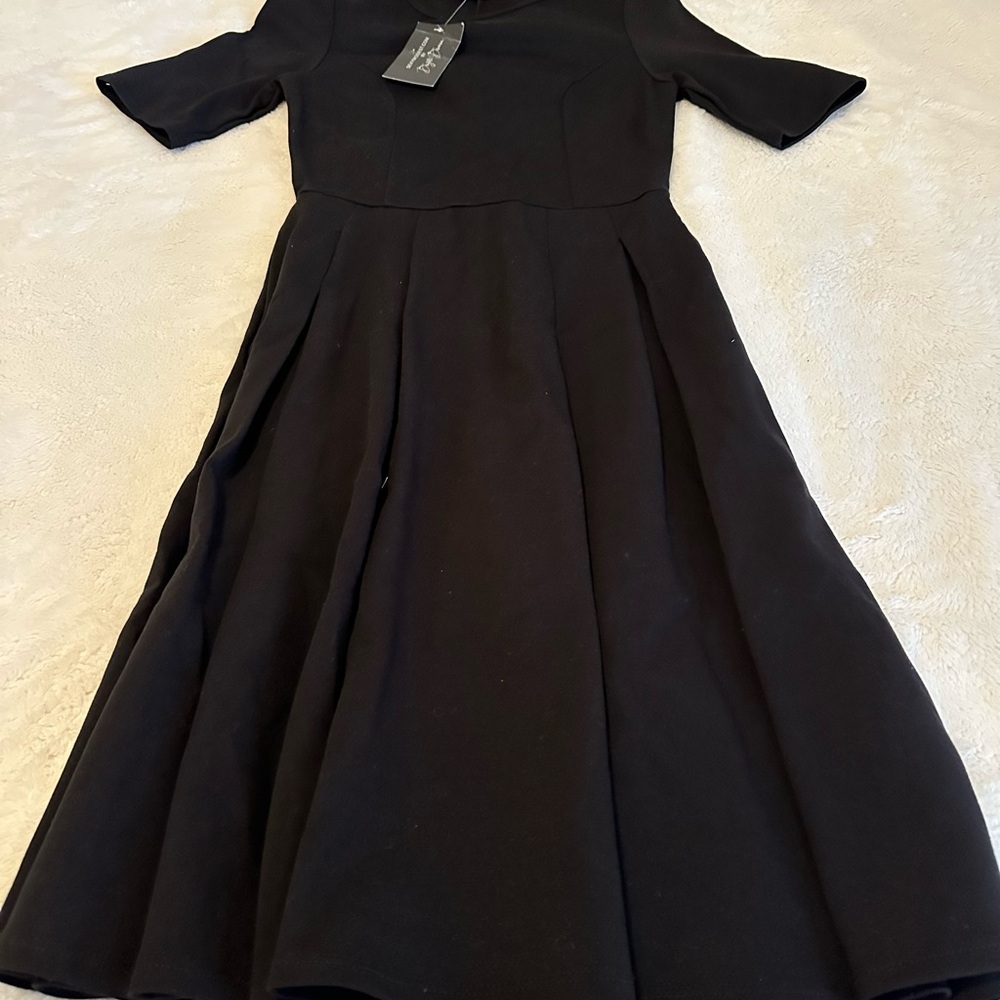 Brigitte Brianna Elegant Swing Dress | Size M - Picture 2 of 6